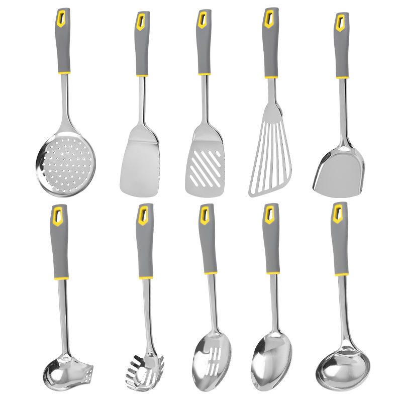 Factory Wholesale 10-piece Kitchen Utensils Set Spatula Powder Steak Large Spatula - Image 4