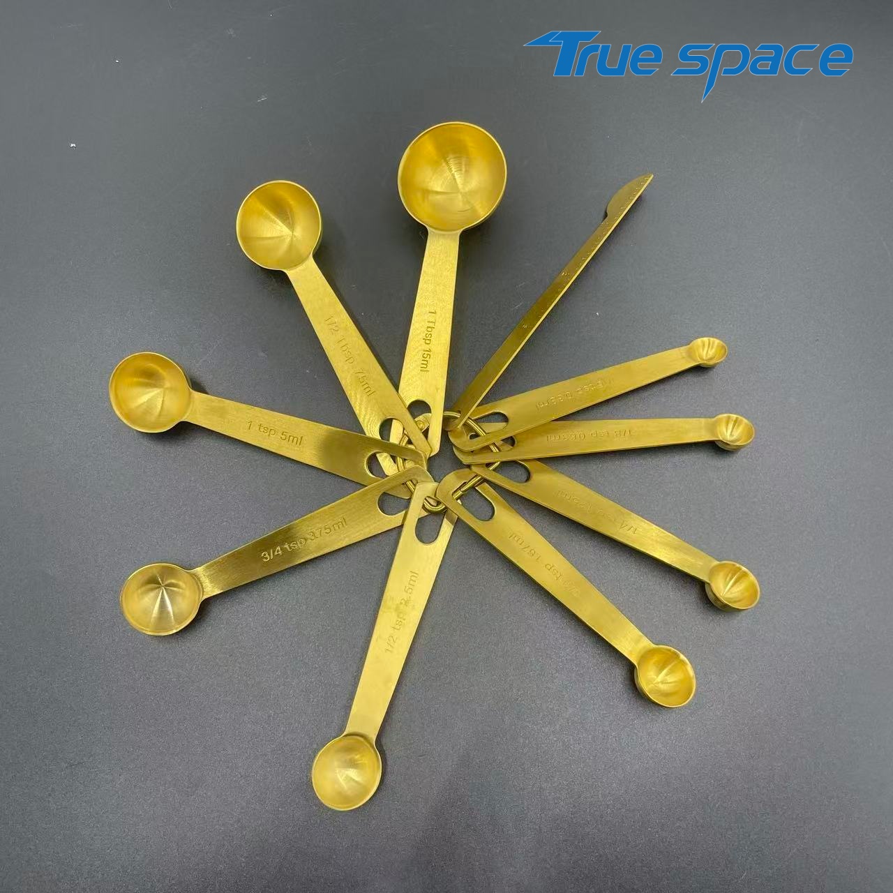 Custom Logo Coffee Matcha Tea Measuring Spoon Set,Stainless Steel Spice Measuring Spoons - Image 4