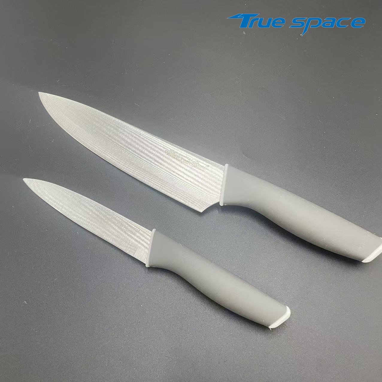 2 Pieces Stainless Steel Chef Knife Set with Ergonomic Plastic Handle - Image 5