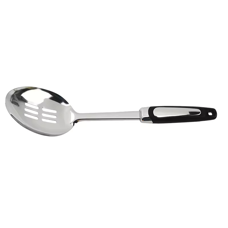 Factory Wholesale Stainless Steel Kitchenware 9 Piece Set Stir-fry Shovel Cooking Spatula Soup Spoon Colander-Modern Simplicity - Image 5