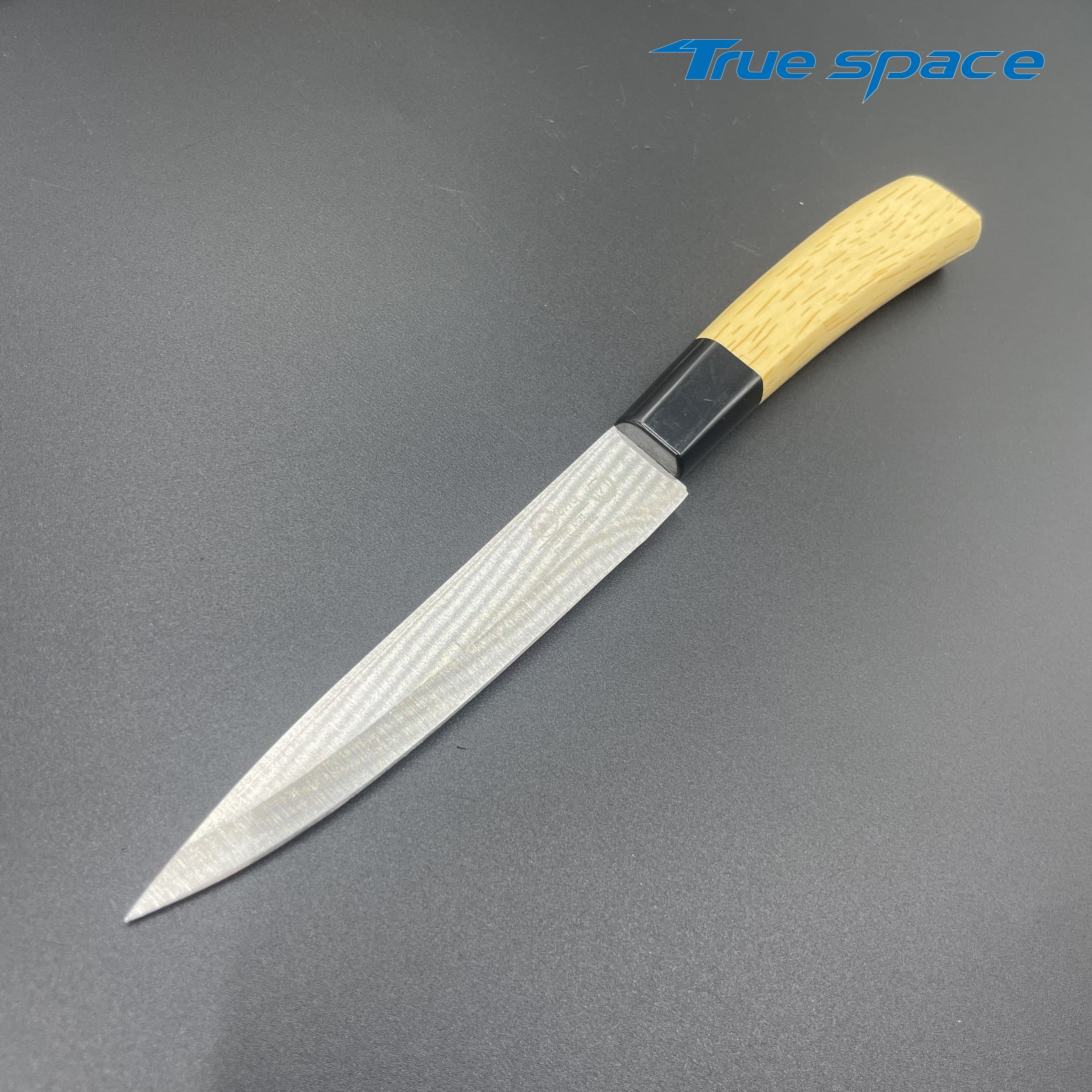 High-quality 6pcs Wooden Handle Stainless Steel Knife Set with Acrylic Stand - Image 6