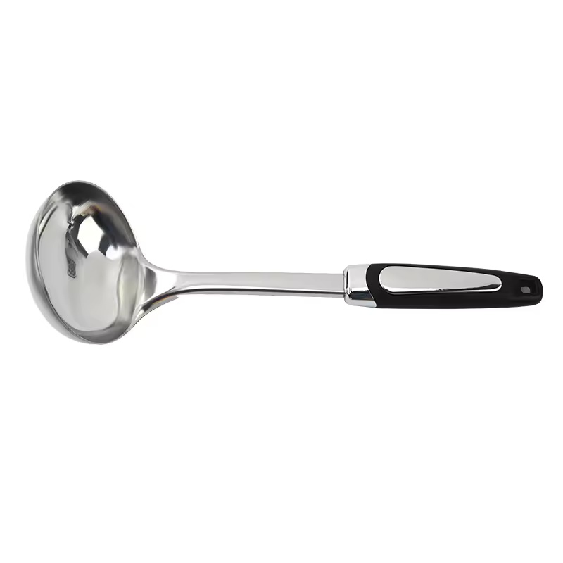 Factory Wholesale Stainless Steel Kitchenware 9 Piece Set Stir-fry Shovel Cooking Spatula Soup Spoon Colander-Modern Simplicity - Image 6