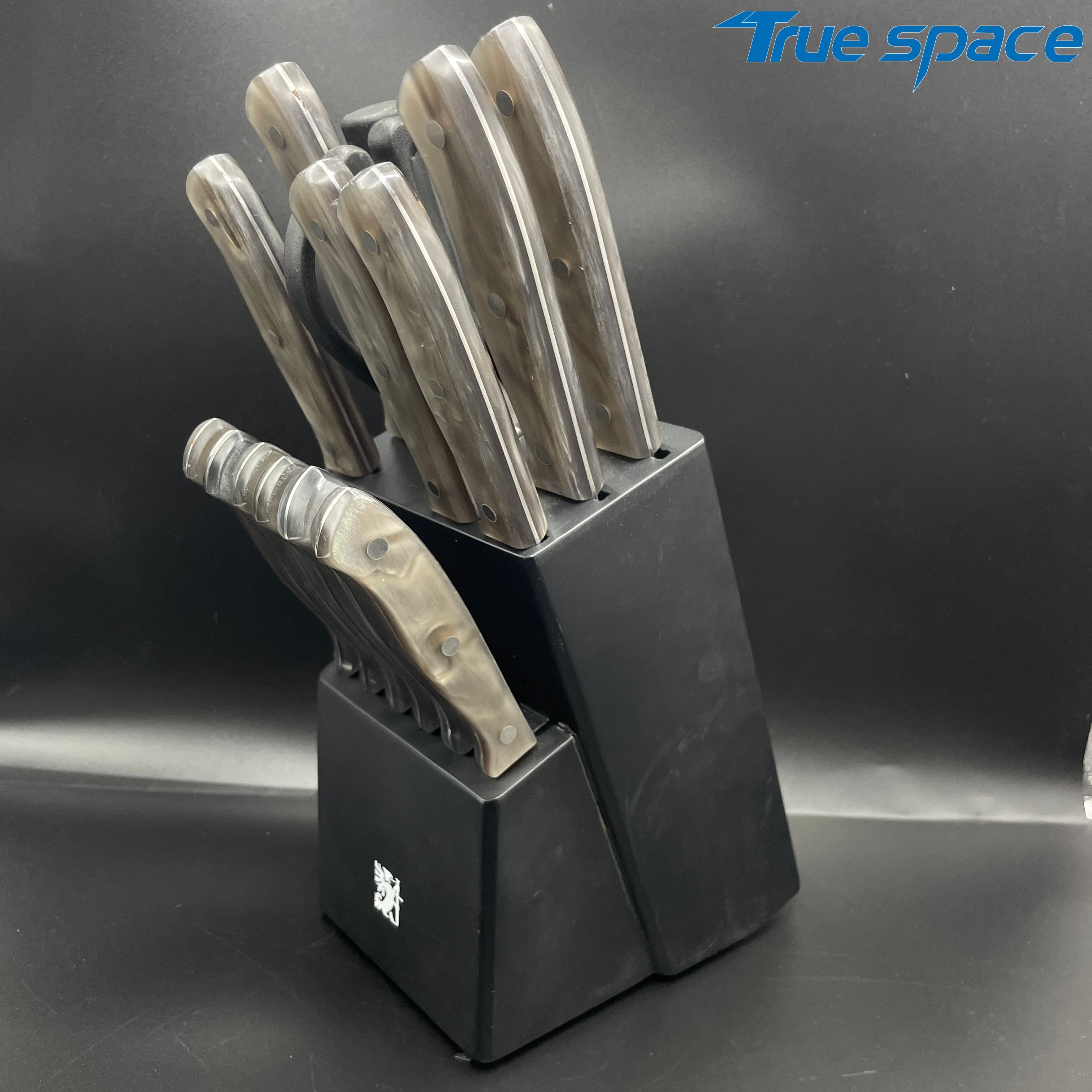 Best-selling Professional Chef Knife Set - 15-piece Stainless Steel Knife Set, with Plastic Handle - Image 6