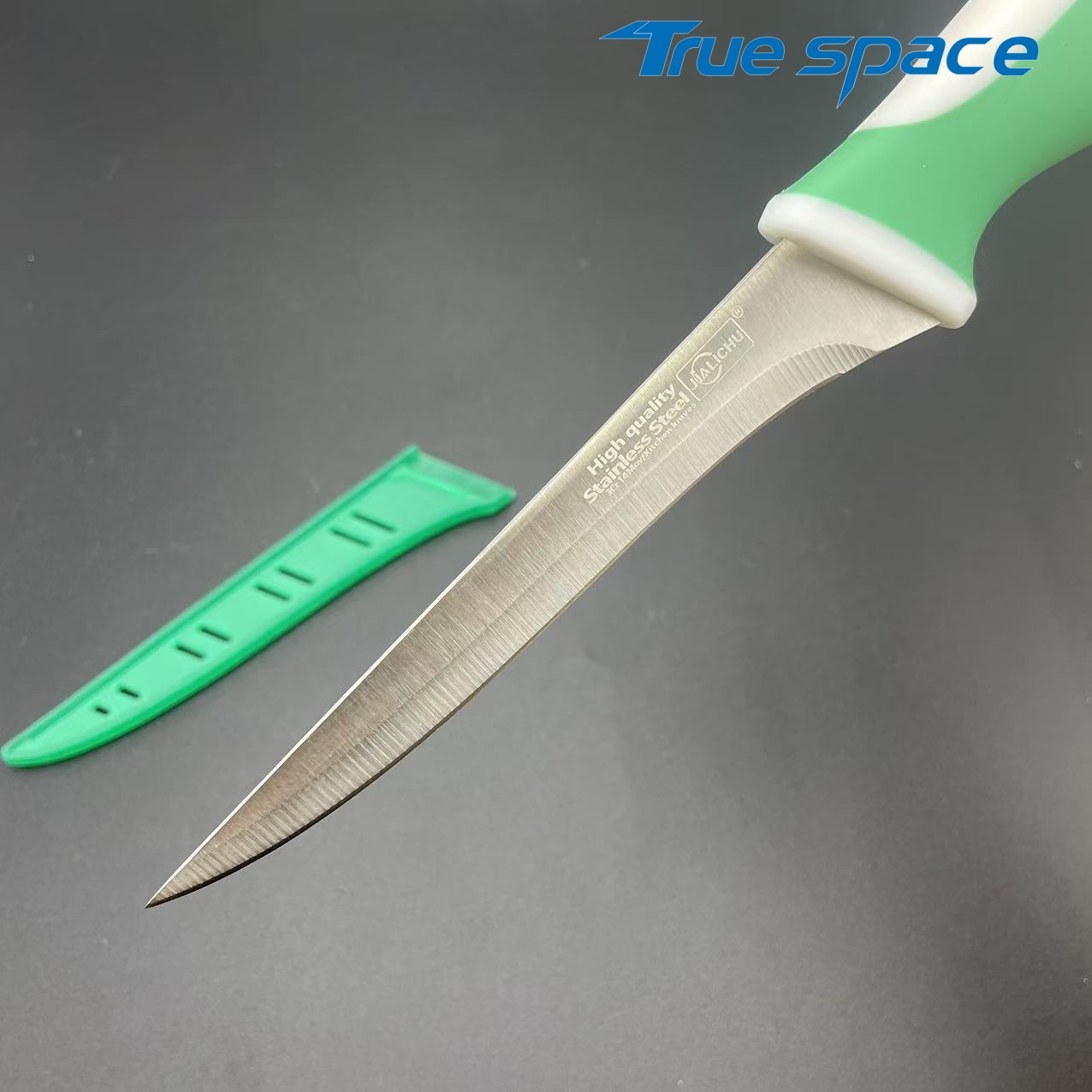 Hot-selling arc-shaped bone knife, stainless steel fish fillet knife, fruit slicer, kitchen cooking utility knife - Image 6