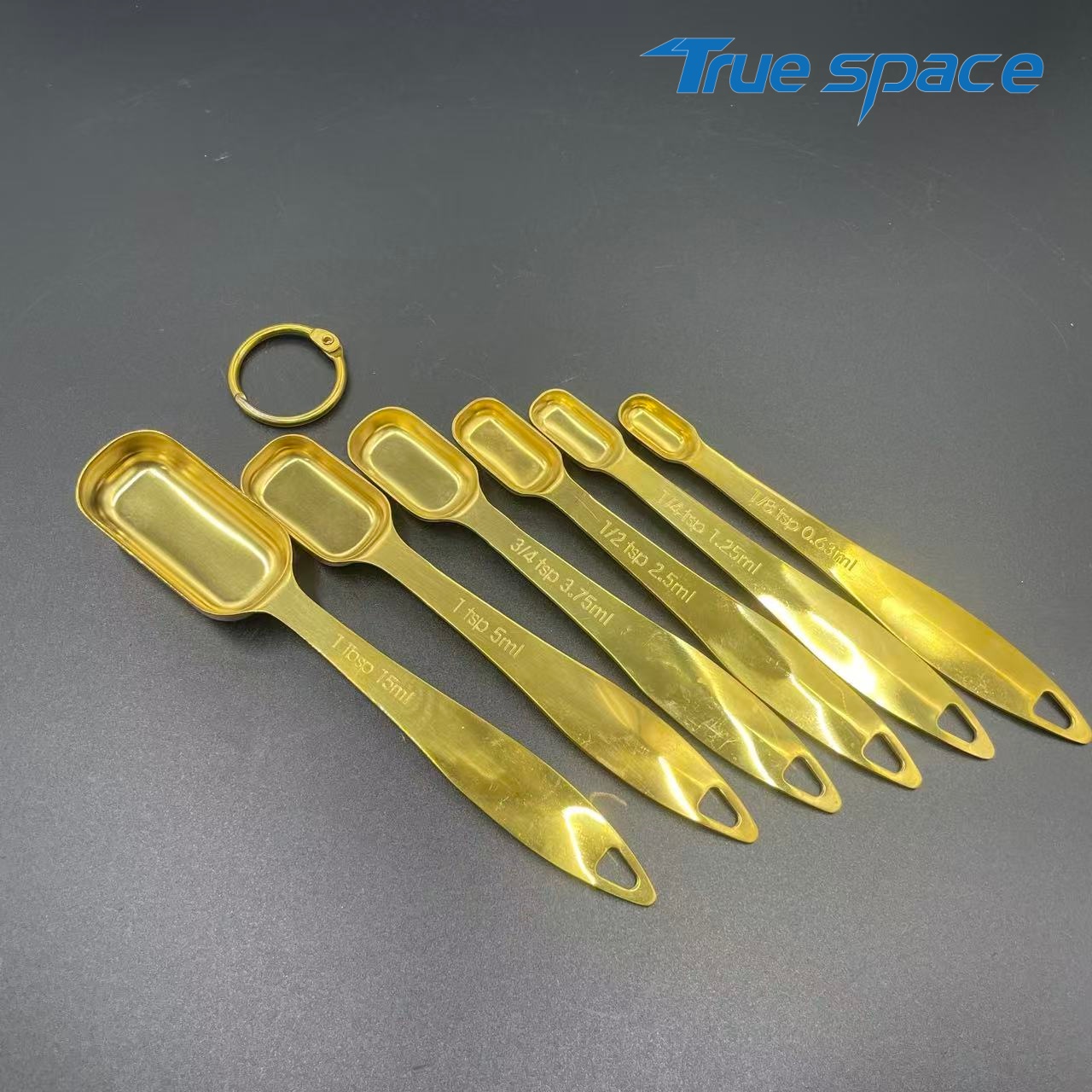 Custom Logo Coffee Matcha Tea Measuring Spoon Set,Stainless Steel Spice Measuring Spoons - Image 8