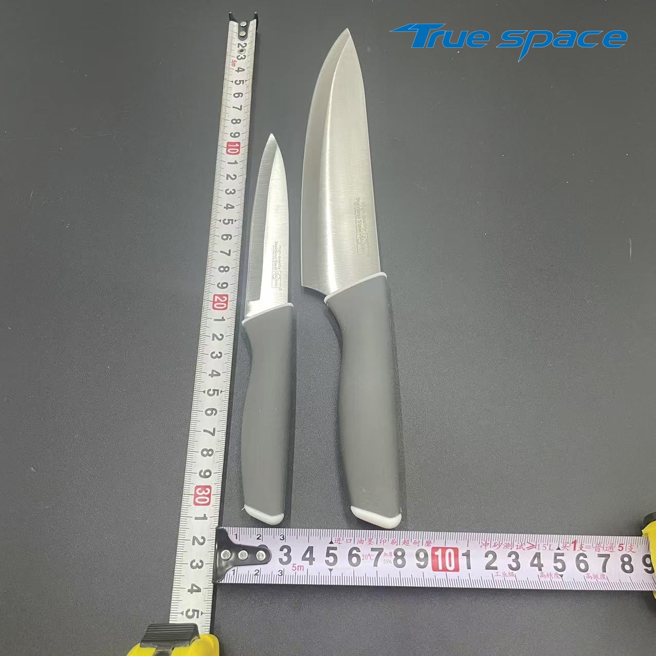 2 Pieces Stainless Steel Chef Knife Set with Ergonomic Plastic Handle - Image 8