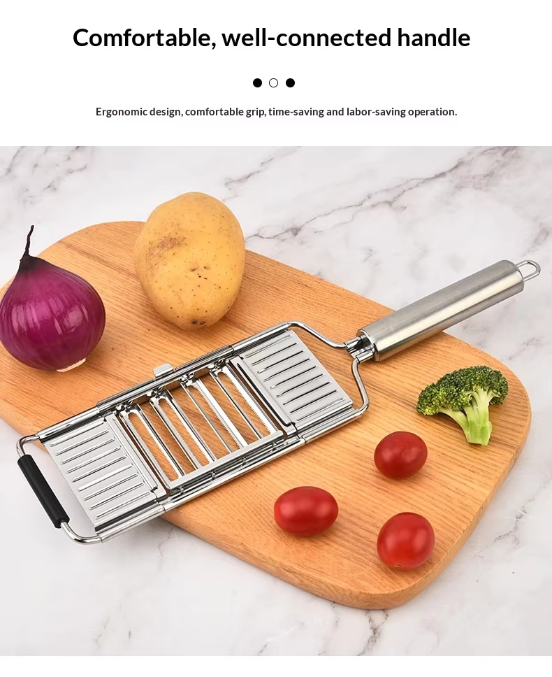 Stainless Steel Manual Multi-Function Potato Shredded Cutter Peeler Household Grater Kitchen Tools - Image 9